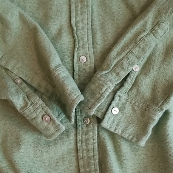 EDDIE BAUER 100% Brushed Cotton Flannel Type Shirt - Picture 5 of 12